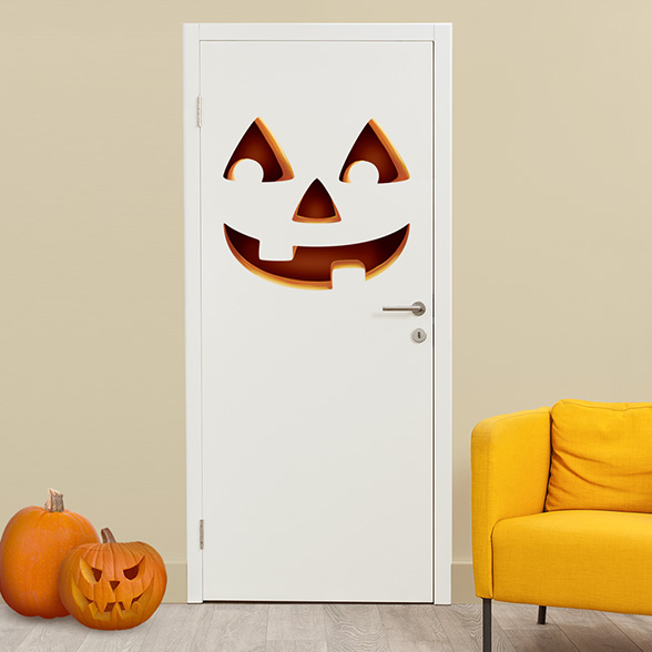 Monstro de porta da Abóbora de Halloween